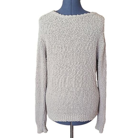 Lane Bryant cotton loose weave popcorn knit sweater 14/16 - Picture 6 of 12